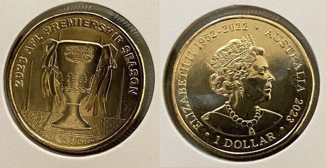 2023 AFL Premiership $1 UNC RAM COIN BAGS