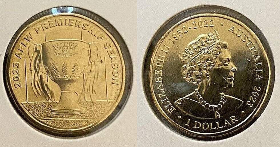 2023 AFLW Premiership $1 UNC RAM COIN BAGS