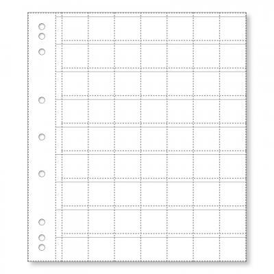 Renniks Coin Album Plastic Refill Pack of 10 Pages - 63 Pockets