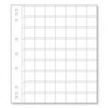 Renniks Coin Album Plastic Refill Pack of 10 Pages - 63 Pockets