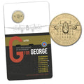 2014 Australia $1 G for George 70th Anniversary Uncirculated Coin