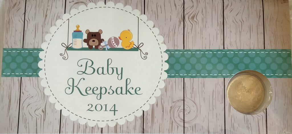 2014 $1 Baby Keepsake Uncirculated Coin in Card