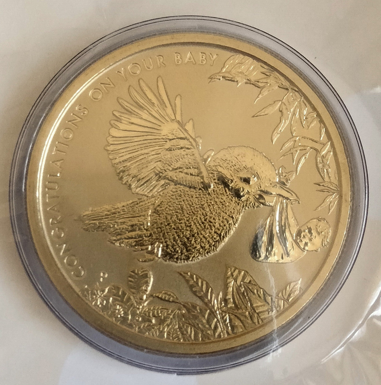 2014 $1 Baby Keepsake Uncirculated Coin in Card
