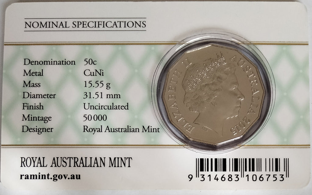 2015 Royal Baby 50c Uncirculated Coin