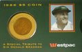 1996 Sir Donald Bradman $5 Bimetal Uncirculated Coin
