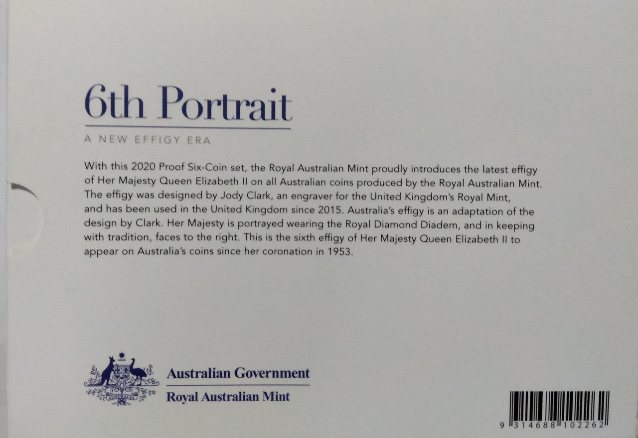 2020 Six Coin Proof Year Set A New Effigy Era - 6th Portrait