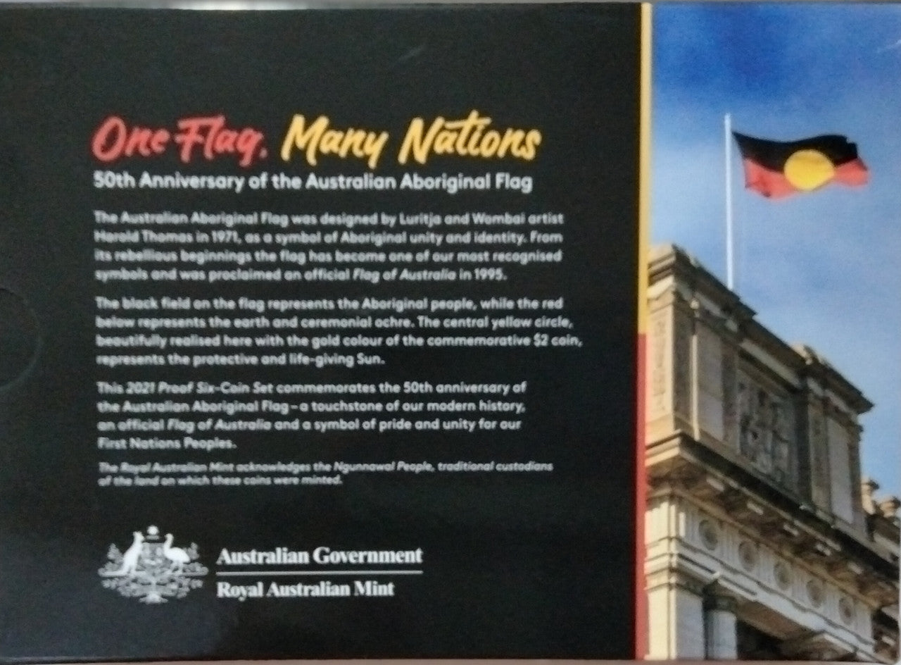 2021 Proof Set - Australian Aboriginal Flag