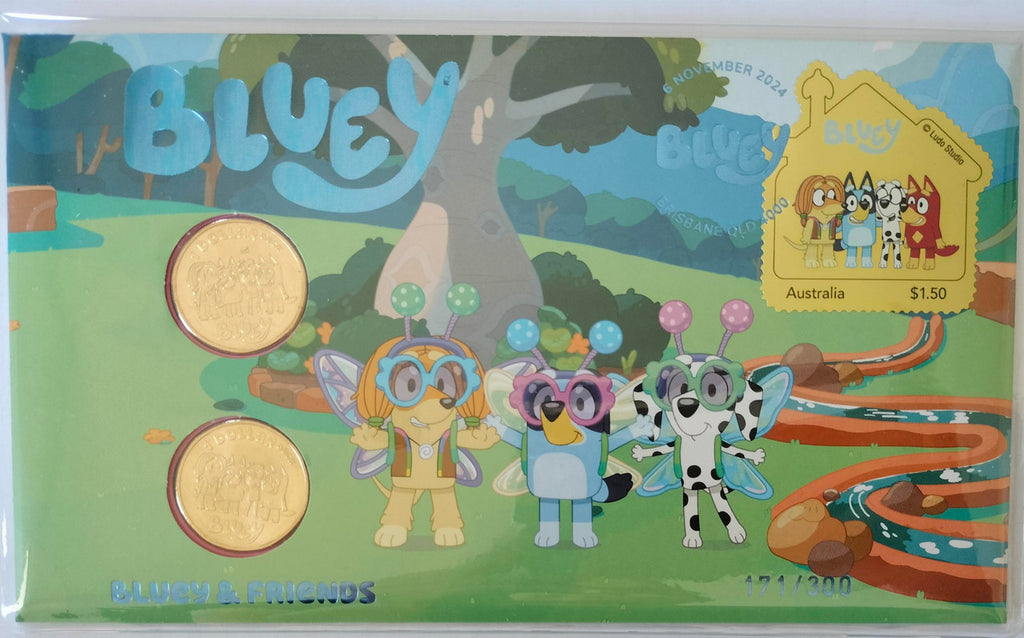 2024 Australia Post Impressions, Bluey PNC – BLUEY and FRIENDS