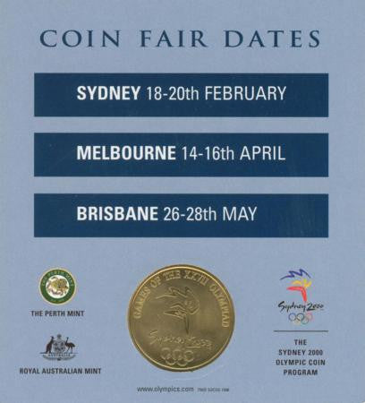 ANDA Coin Fair 2000 Sydney Olympics Game Medal