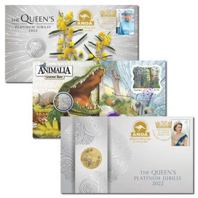 2022 ANDA Melbourne Overprint Platinum Jubilee PNC Trio