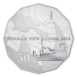 2014 Fifty Cent Australia at War - German New Guinea (50c) Uncirculated Australian Decimal Coin