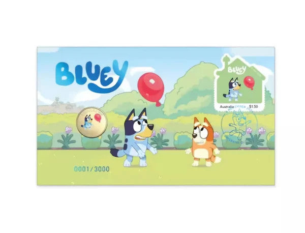 Bluey 2024 Limited Edition Coloured Coin PNC