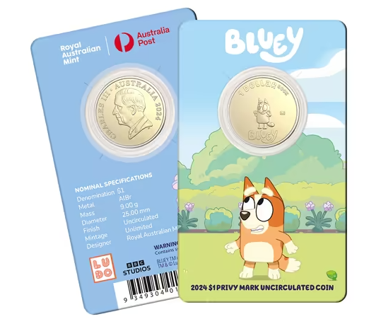 2024 $1 BINGO Privy Mark Coin in Card