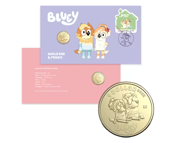 Bluey PNC with Privy mark - Uncle Rad & Frisky
