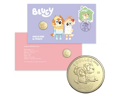 Bluey PNC with Privy mark - Uncle Rad & Frisky