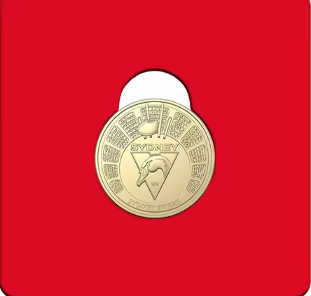 2024 AFL $1 Sydney Swans Coin
