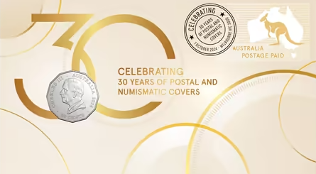 2024 Celebrating 30 Years of Postal Numismatic Covers (PNC)