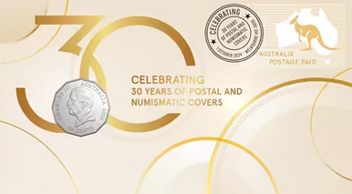 2024 Celebrating 30 Years of Postal Numismatic Covers (PNC)