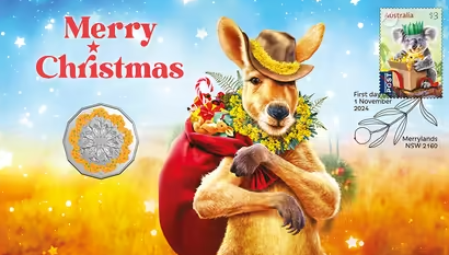 2024 Christmas 50c Festive Florals PNC