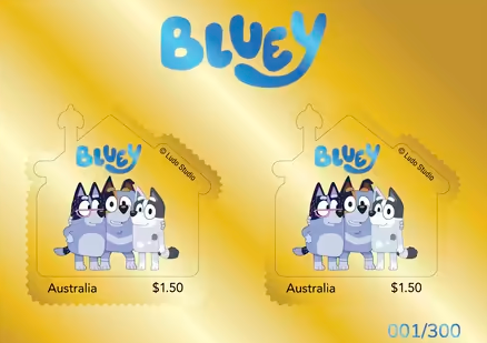 2024 Australia Post Impressions, Bluey PNC – NANA, STRIPE and  TRIXIE