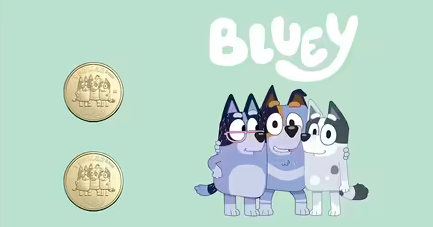 2024 Australia Post Impressions, Bluey PNC – NANA, STRIPE and  TRIXIE