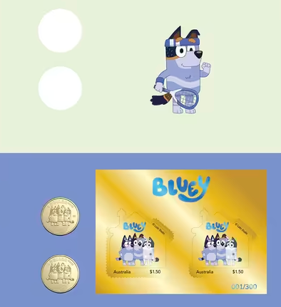 2024 Australia Post Impressions, Bluey PNC – NANA, STRIPE and  TRIXIE