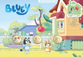 2024 Australia Post Impressions, Bluey 3-Coin PNC