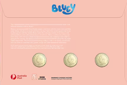 2024 Australia Post Impressions, Bluey 3-Coin PNC
