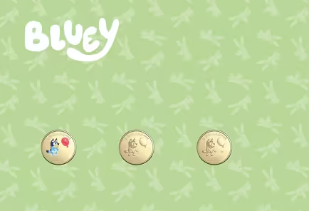 2024 Australia Post Impressions, Bluey 3-Coin PNC