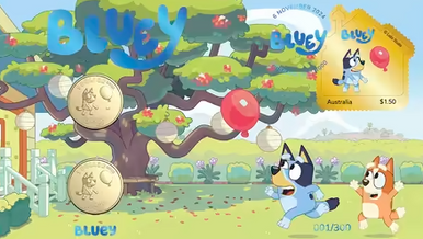 2024 Australia Post Impressions, Bluey PNC – BLUEY