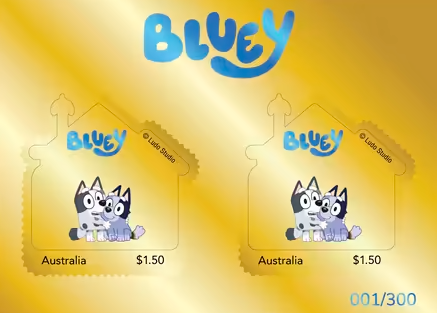 2024 Australia Post Impressions, Bluey PNC – MUFFIN and SOCKS