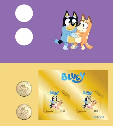 2024 Australia Post Impressions, Bluey PNC –  DAD and MUM