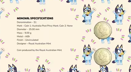 2024 Australia Post Impressions, Bluey PNC – THE HEELERS