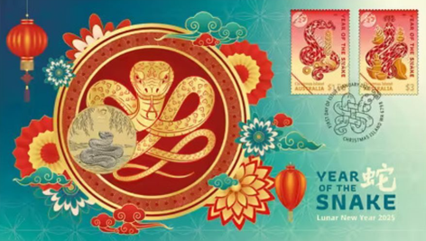 2025 Christmas Island Lunar New Year of the Snake & Chinese New Year PNC