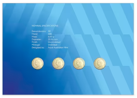 2025 Australian Open Men's and Women's Four Coin Limited Edition PNC