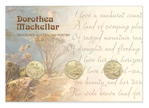 2025 Dorothea Mackellar Limited Edition 3 Coin PNC