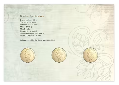 2025 Dorothea Mackellar Limited Edition 3 Coin PNC