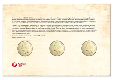 2025 Dorothea Mackellar Limited Edition 3 Coin PNC