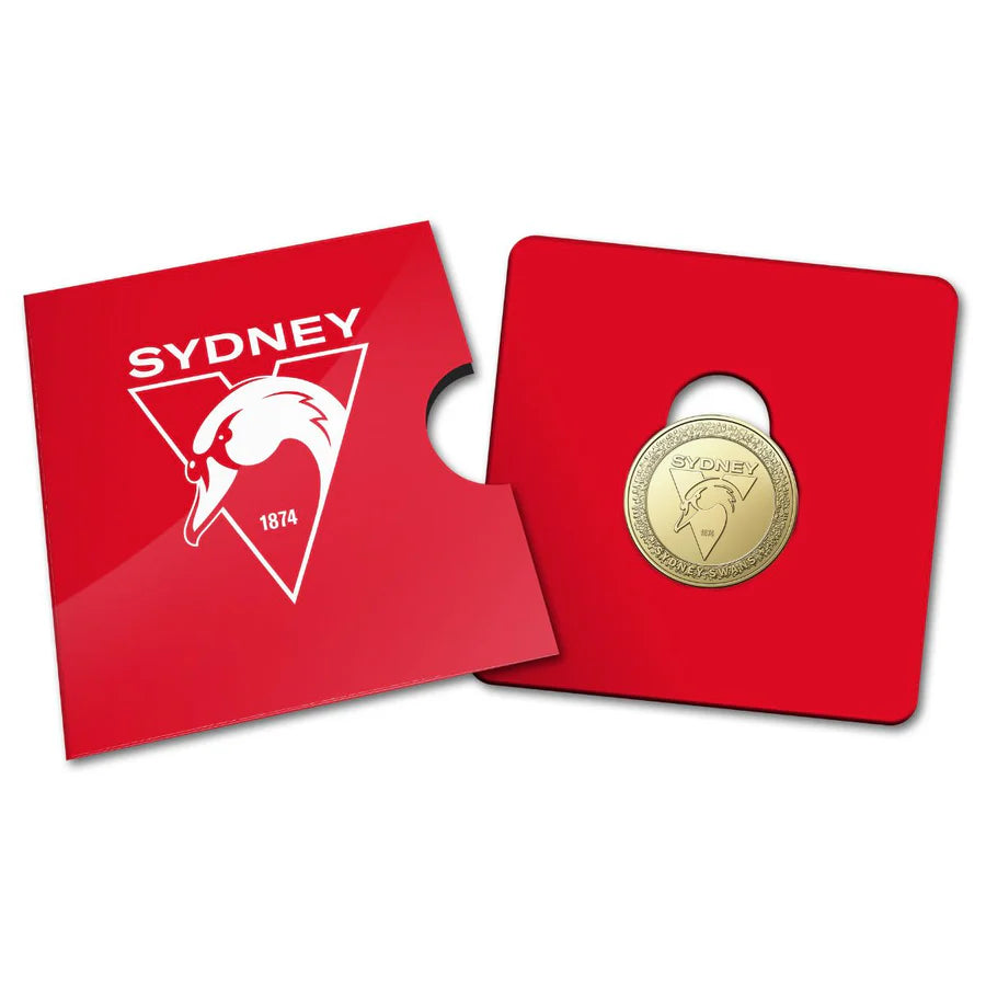 2023 AFL Sydney Swans Coin in Card