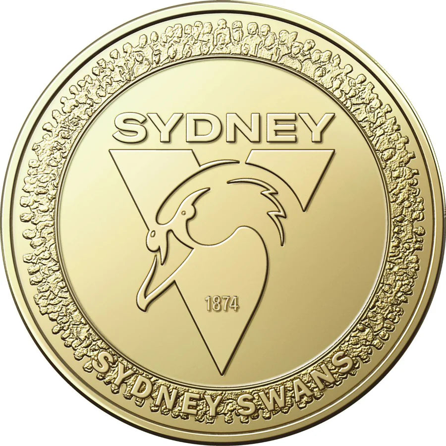 2023 AFL Sydney Swans Coin in Card
