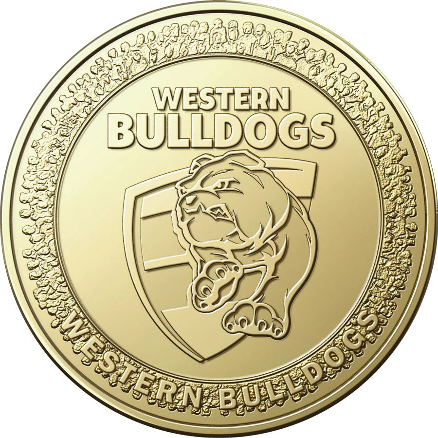 2023 AFL Western Bulldog Coin in card