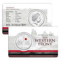 Australia 2014 Australians At War - Western Front 50c UNC Coin