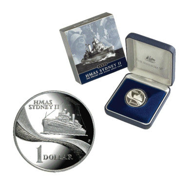 2000 HMAS Sydney II $1 Silver Proof Coin