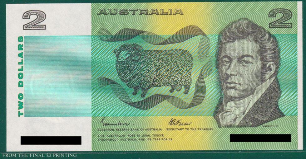 1988 $2 Collector Folder