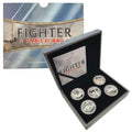 2008 Fighter Planes of WWII Silver Proof 5 Coin set