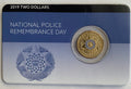 2019 National Police Remembrance Day $2 Coin in card