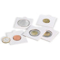 MATRIX Coin holders, white inside, self-adhesive, pack of 25