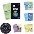Full Set of 2026 Bluey $2 Carded Coins (5 Carded Coins)