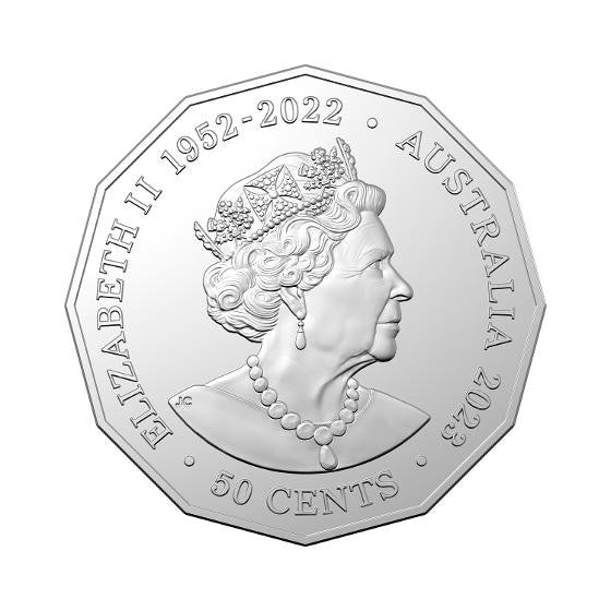 2023 Elizabeth Regina – Commemoration 50c Uncirculated Coin