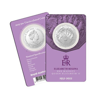 2023 Elizabeth Regina – Commemoration 50c Uncirculated Coin
